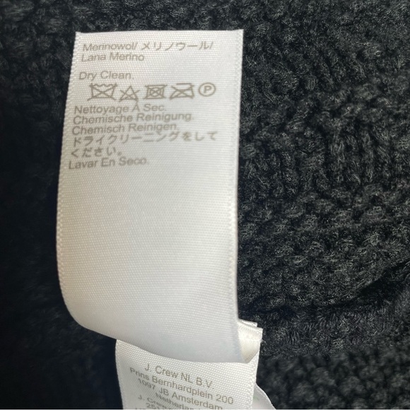 J. Crew Iconic Lady Sweater Jacket Black Size L - Picture 10 of 11